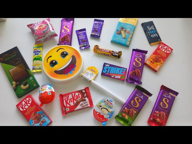 100 of chocolates, surprise toys, chocolate opening video, lots of chocolates,Cadbury celebration