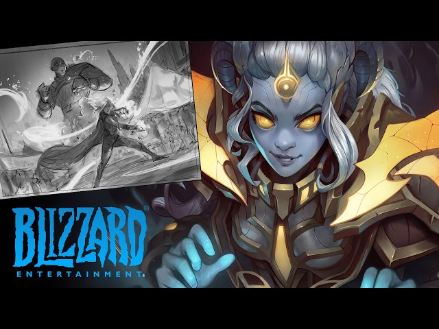 The Digital Painting Process of a Blizzard Artist