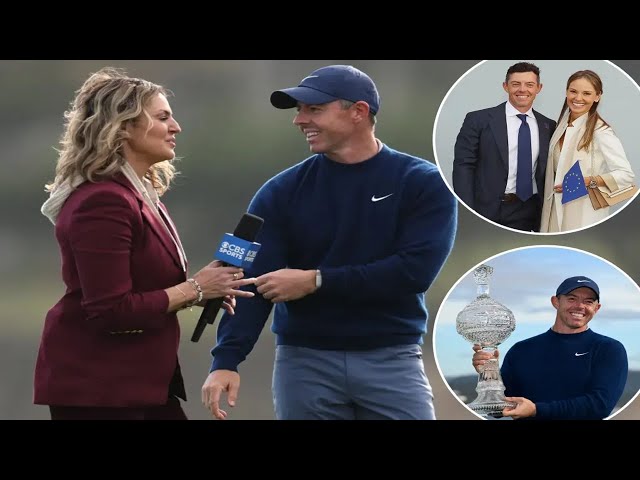 Rory McIlroy caps off Pebble Beach win with Amanda Balionis interview after golfer’s divorce drama