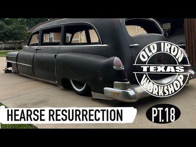 Getting over the hump. Building a driveshaft tunnel on the 1950 Cadillac Hearse