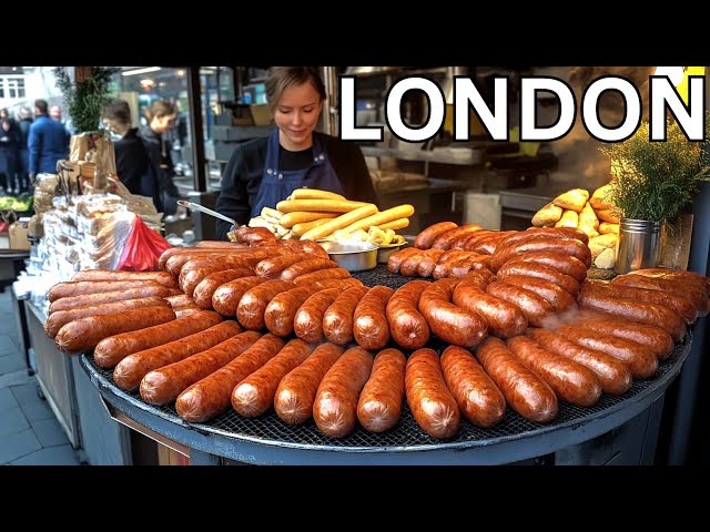 🇬🇧 LONDON'S BEST STREET FOOD IN CAMDEN MARKET, LONDON'S ULTIMATE STREET FOOD EXPERIENCE, VERY BUSY