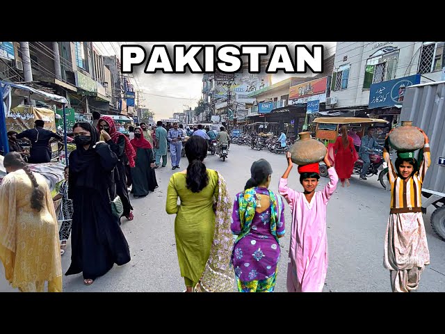 🇵🇰 Pakistan Happiest Street Life, Markets & Local Culture - Stunning Pakistan 4K Walking Tour 60FPS