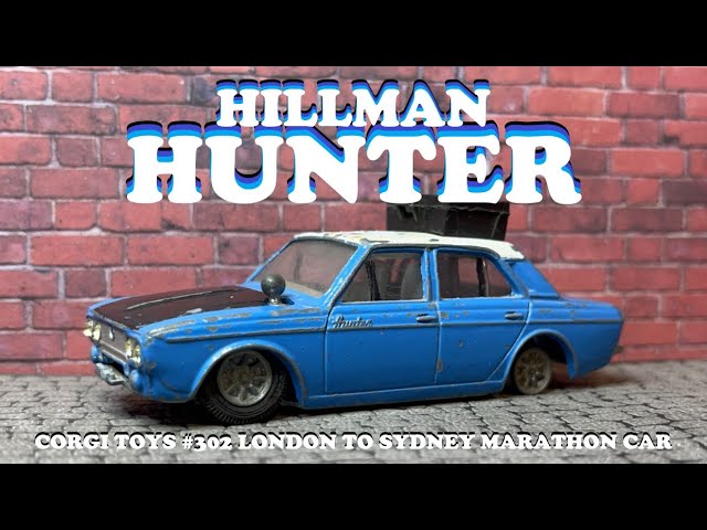 Corgi Toys 302 Hillman Hunter London to Sydney Marathon 1968 Restoration