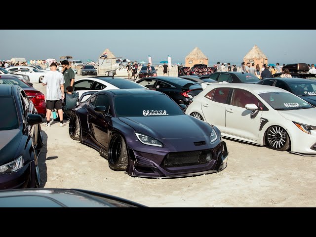 STANCE CARS TAKEOVER NEW JERSEY...INSANE CAR SHOW ON THE BEACH!