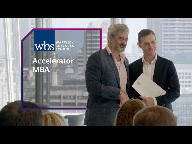 Accelerator MBA | Warwick Business School