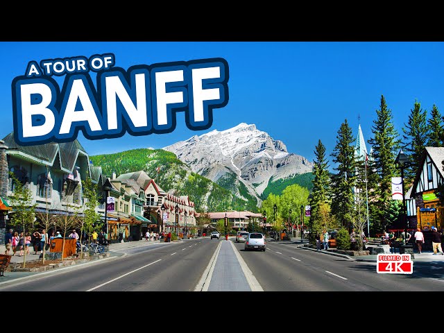 BANFF CANADA | Walking tour of the town of Banff in the Rocky Mountains