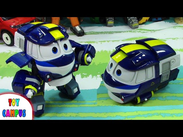 Robot Train Kay | 로보트레인 케이 | Transformers Roller Blade Jetpack | ToysReview ToyCampus