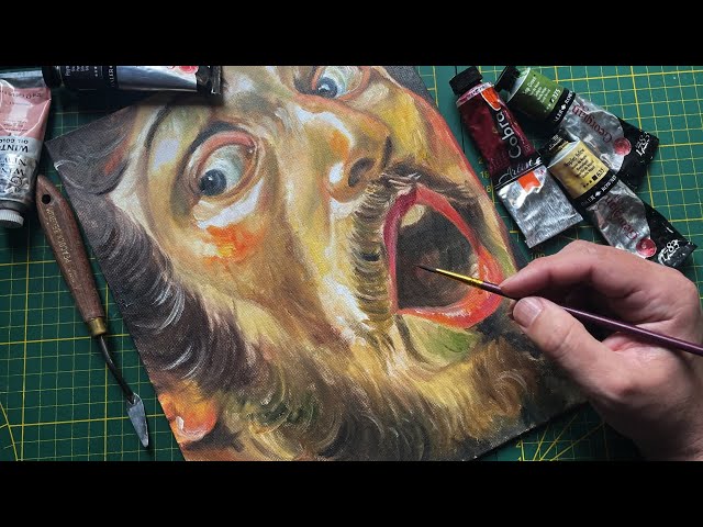 Pintando un Retrato Estilo Caravaggio -  OLEO - FACIL - RAPIDO - Alla Prima - Pintura al óleo