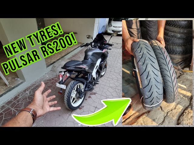 🆕 Tyres For My Pulsar RS200 - Upgrade Over Stock Tyres