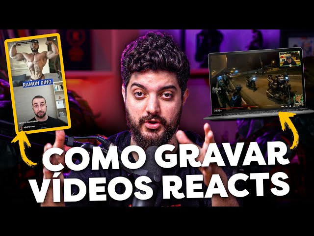 COMO GRAVAR E EDITAR VIDEOS REACTS (COM CAPTURA DE TELA) | COMO FAZER REACT