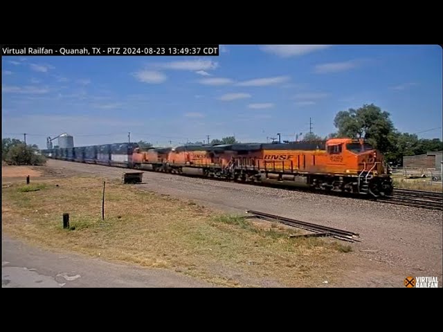 Quanah, Texas, USA | Virtual Railfan  LIVE !