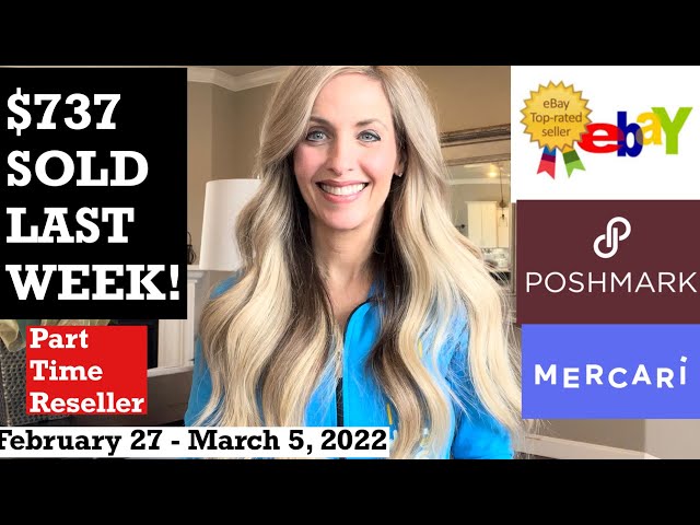 What Sold Last Week on EBay Poshmark and Mercari? How Much Money Did I Make Take Home Profit? 2022