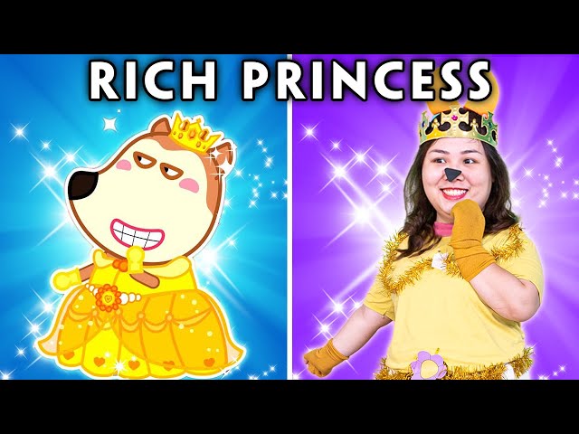 Rich Princess Lucy With Zero Budget! (Wolfoo Funny Animated Parody) | Hilarious Cartoon