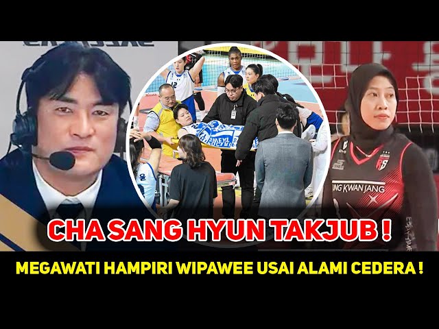 DIPUJI MEDIA KOREA😍SIKAP TERPUJI MEGAWATI JADI SOROTAN, HAMPIRI WIPAWEE USAI ALAMI CEDERA🔥