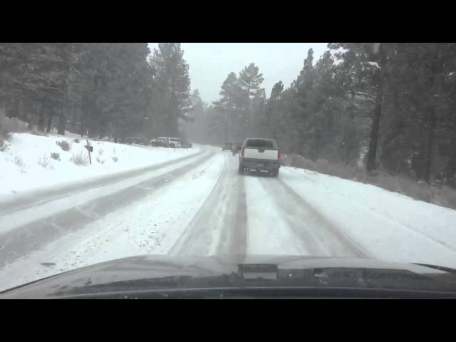 My snowy trip to Big Bear Lake