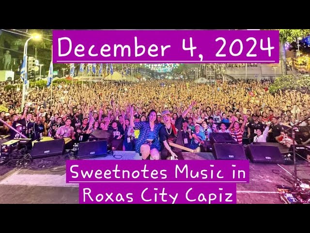 Sweetnotes music live in Roxas City #Sweetnotes #sweetnotesmusic #music #concert