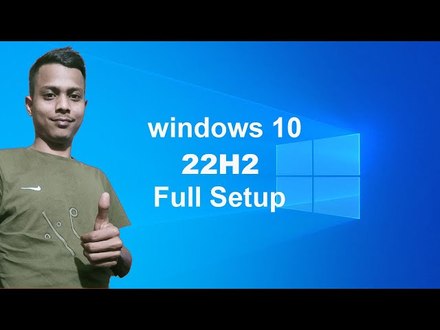 Windows10 22H2 Full setap Bangla Tutorial#windows #windows10 #windows10update HT Unique TecH