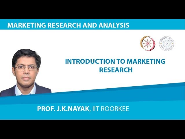 Lecture 1-Introduction to Marketing Research