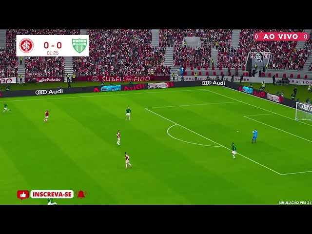 INTERNACIONAL X AVENIDA  AO VIVO COM IMAGENS | GAUCHÃO 2025 JOGO HOJE | PES21