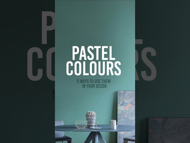 Pastel decor ideas: 5 tips for creating pastel aesthetic 🎨🍭 #Shorts