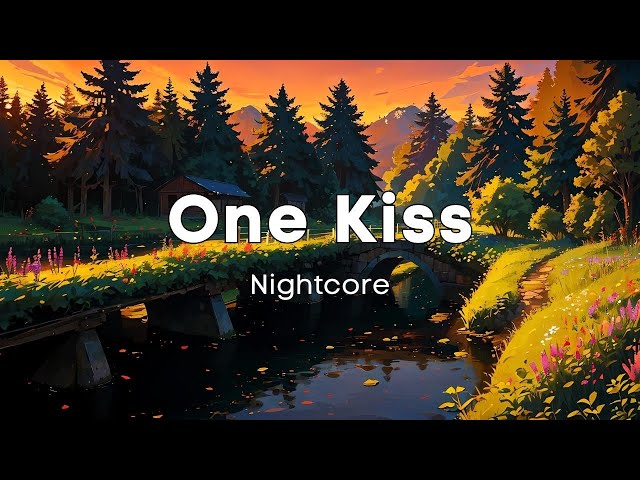 Nightcore - One Kiss (Lyrics)