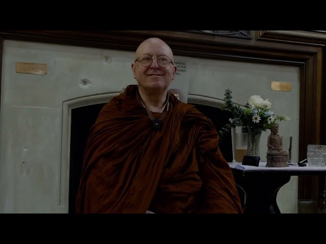 Ajahn Brahm: "What is Letting Go?" Guided Med, Dhamma Talk and Q&A at London Scottish House 20.11.23