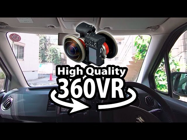 High Quality 360VR Camera in Small Car Suzuki