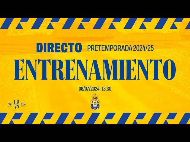 Entrenamiento Pretemporada 8 de julio de 2024 | UD Las Palmas