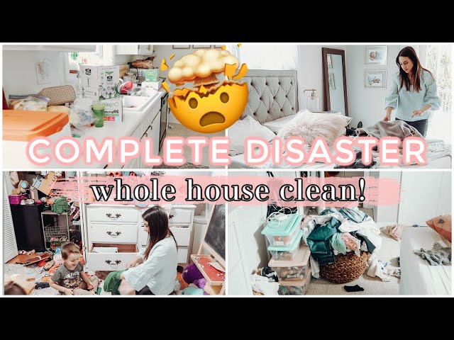 *COMPLETE DISASTER!!*  WHOLE HOUSE CLEAN WITH ME! | ULTIMATE CLEANING MOTIVATION 2020 | SPEED CLEAN