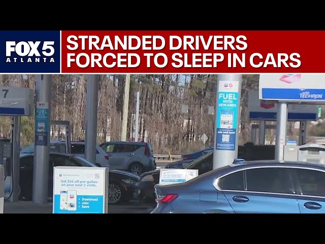 Georgia drivers trapped in snow storm sleep in cars | FOX 5 News