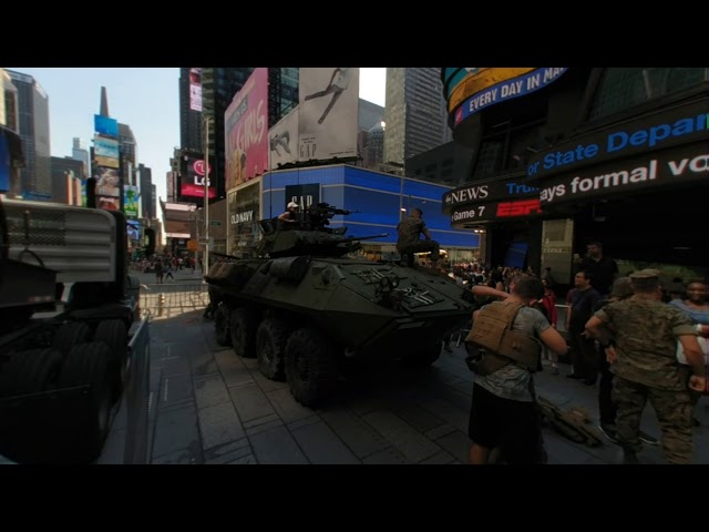 Fleet Week New York: Navy Dive Tank in Times Square VR180