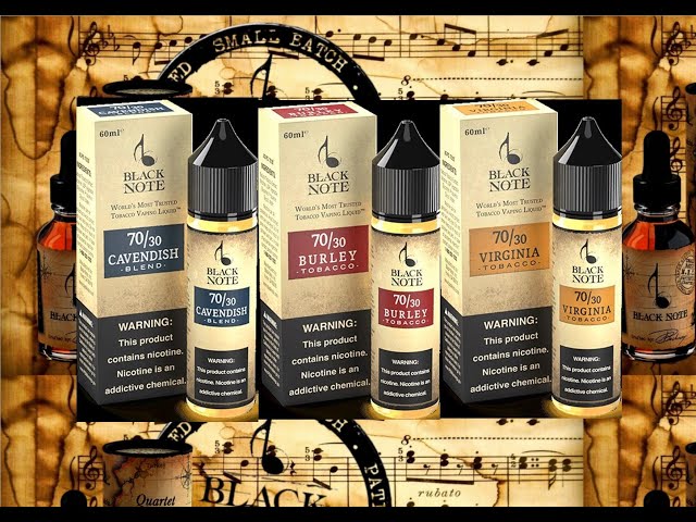 Black Note NET’s |Virginia|Burley|Cavendish| New 70VG 60ml bottles | Silky smooth & Supreme quality