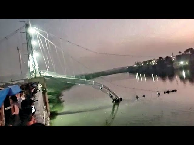 Morbi Bridge collapse in India: at least 81 dead | Gujarat Bridge Collapse - latest news from India