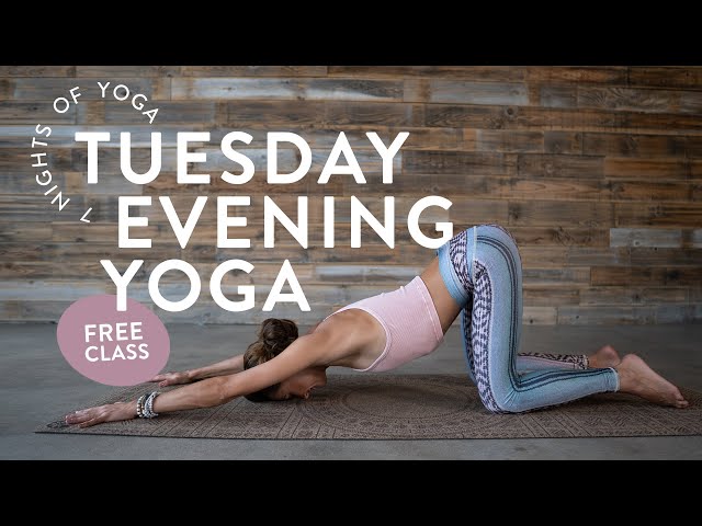 Tuesday Evening Vinyasa Yoga Class 🌙 (FULL CLASS)