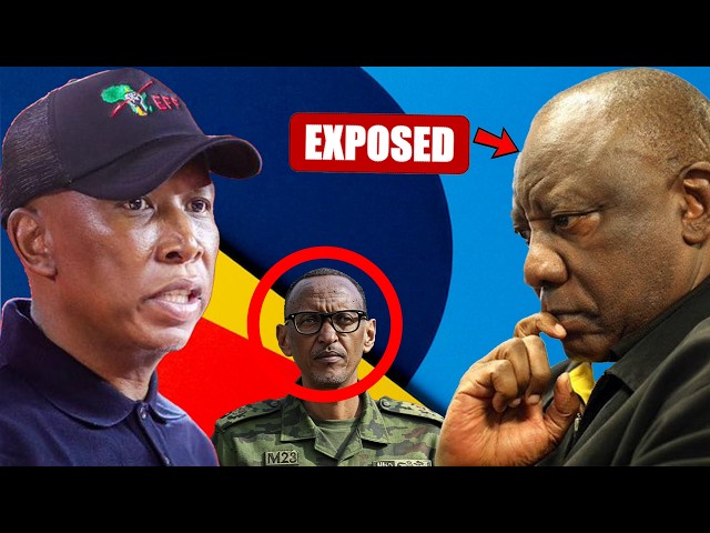 MALEMA KEGAME HE DISRESPECTED US | CYRIL EXPOSED HE OWNS MINES IN DRC.