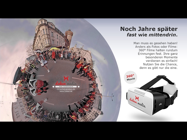 360 Grad Film: Zug der fröhlichen Leute 2016