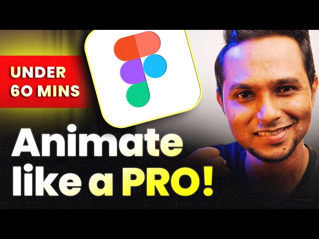 10 EASY Figma Animations for Beginners In 1 HOUR 🔥| Figma Smart Animate Tutorial