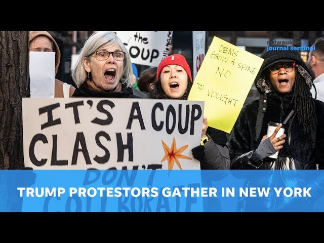 Protest live: 50501 Movement protestors gather against Donald Trump administration in New York