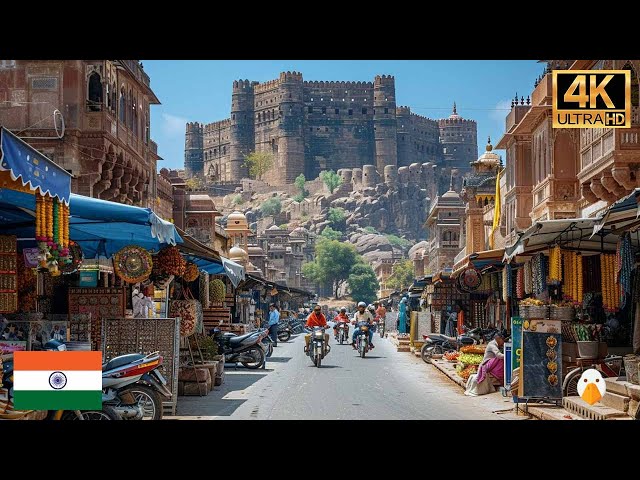 Jodhpur, India🇮🇳 The Ancient City That Feels Frozen in Time (4K UHD)