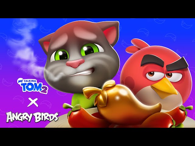 Can Tom Handle the Heat? 🌶️🔥 @AngryBirds X My Talking Tom 2