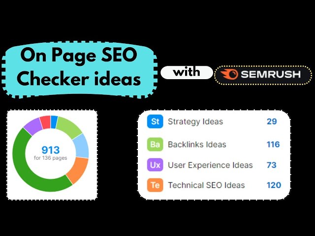 On Page SEO Checker with SEMrush Tutorial 2025 in Hindi | On-Page SEO Semrush Tutorial |On-page SEO