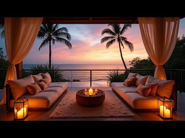 Relaxing Ocean Sunset Ambiance