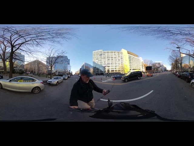 LIVE: VR 360 walk from Georgetown to the White House.