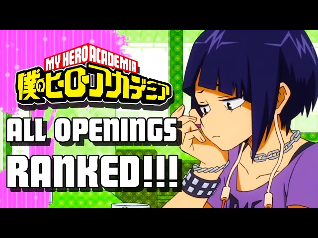 All MHA Openings RANKED | My Hero Academia