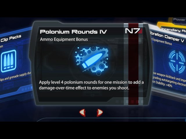 Polonium Rounds Comparision - Mass Effect 3 Tweaks ModMaker