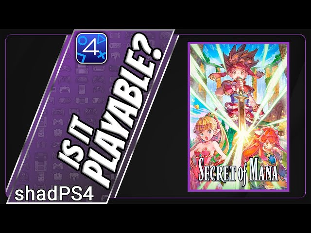 Is Secret Of Mana Playable? shadPS4 Gameplay [Beelink GTR6]