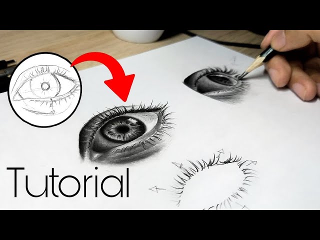 Learn once and for all How to Draw a REALISTIC Eye ✨ Easy and Step by Step