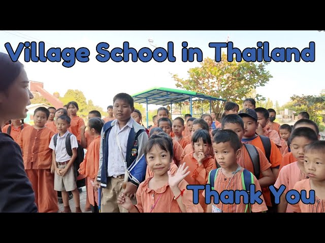 Surprise - Village school in Thailand gets a special treat...   ICE CREAM