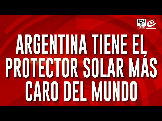 Argentina tiene el protector solar más caro del mundo