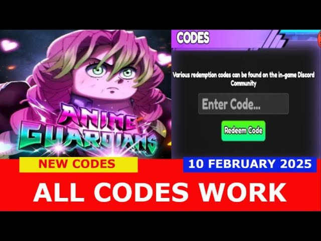 *NEW CODES* [UPDATE 6.5 + VALENTINE EVENT ❤️] Anime Guardians ROBLOX | ALL CODES | FEBRUARY 10, 2025